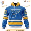 Custom 2023 Alternate Kits NHL St. Louis Blues Hoodie 3D Sweatshirt