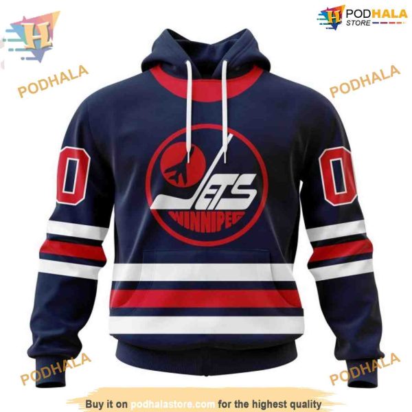 Custom 2023 Alternate Kits NHL Winnipeg Jets Hoodie 3D Shirt