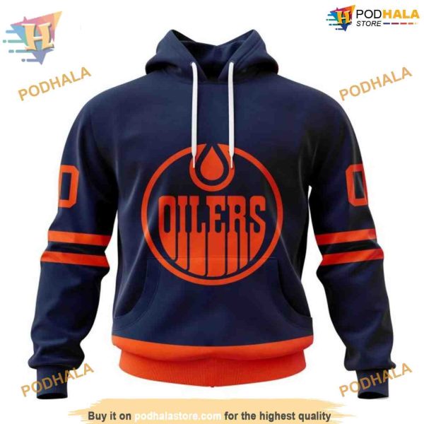 Custom 2023 Alternate NHL Edmonton Oilers Hoodie 3D