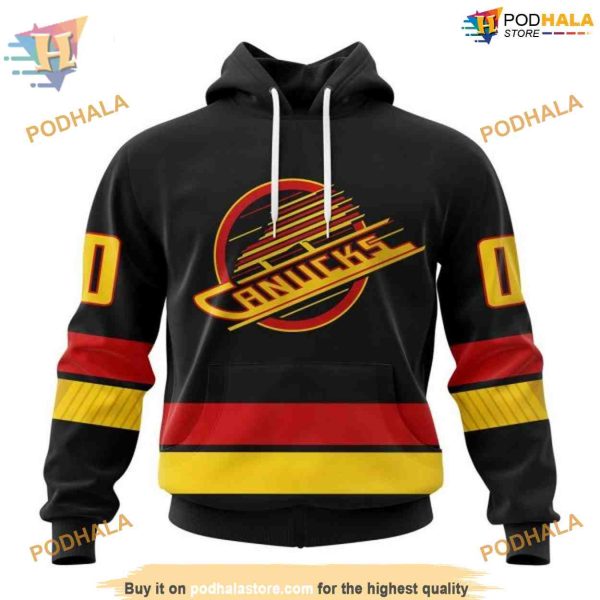 Custom 2023 Alternate NHL Vancouver Canucks Hoodie 3D