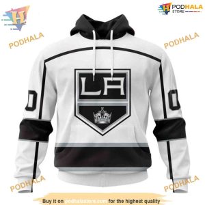 Custom 2023 Away Kits NHL Los Angeles Kings Hoodie 3D