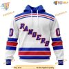 Custom 2023 Away Kits NHL New York Rangers Hoodie 3D