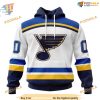 Custom 2023 Away Kits NHL St. Louis Blues Hoodie 3D Sweatshirt