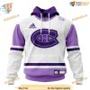 Custom 2023 Hockey Fight Cancer NHL Montreal Canadiens Hoodie 3D