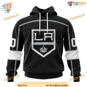 Custom 2023 Home Kits NHL Los Angeles Kings Hoodie 3D