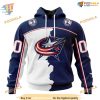 Custom 2023 Home Mix Away NHL Columbus Blue Jackets Hoodie 3D