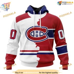 Custom 2023 Home Mix Away NHL Montreal Canadiens Hoodie 3D