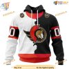 Custom 2023 Home Mix Away NHL Ottawa Senators Hoodie 3D