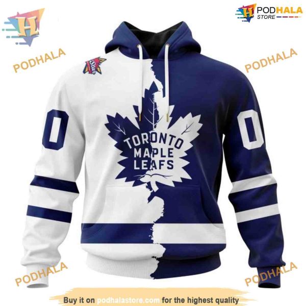 Custom 2023 Home Mix Away NHL Toronto Maple Leafs Hoodie 3D