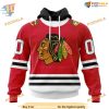 Custom 2023 Home NHL Chicago Blackhawks Hoodie 3D