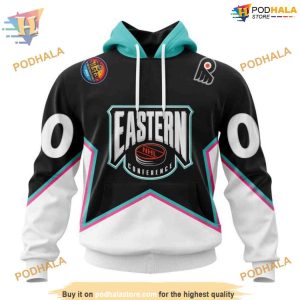 Custom All-Star Eastern Conference 2023 NHL Philadelphia Flyers Hoodie 3D