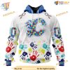 Custom Autism Awareness Design NHL Calgary Flames Hoodie 3D Sweatshirt