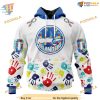 Custom Autism Awareness Design NHL New York Islanders Hoodie 3D