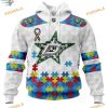 Custom Autism Awareness NHL Dallas Stars Hoodie 3D Shirt