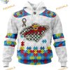 Custom Autism Awareness NHL Minnesota Wild Hoodie 3D