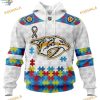 Custom Autism Awareness NHL Nashville Predators Hoodie 3D