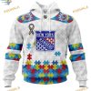 Custom Autism Awareness NHL New York Rangers Hoodie 3D