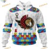 Custom Autism Awareness NHL Ottawa Senators Hoodie 3D