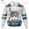 Custom Autism Awareness NHL Philadelphia Flyers Hoodie 3D