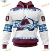 Custom Autism Awareness Name And Number NHL Colorado Avalanche Hoodie 3D