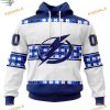 Custom Autism Awareness Name And Number NHL Tampa Bay Lightning Hoodie 3D