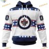 Custom Autism Awareness Name And Number NHL Winnipeg Jets Hoodie 3D