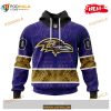 Custom Baltimore Ravens Native With Samoa Culture Design Shirt NFL Hoodie 3D