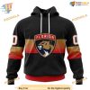 Custom Black And Gradient Design NHL Florida Panthers Hoodie 3D