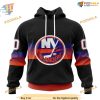 Custom Black And Gradient Design NHL New York Islanders Hoodie 3D