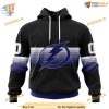 Custom Black And Gradient Design NHL Tampa Bay Lightning Hoodie 3D