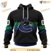 Custom Black And Gradient Design NHL Vancouver Canucks Hoodie 3D