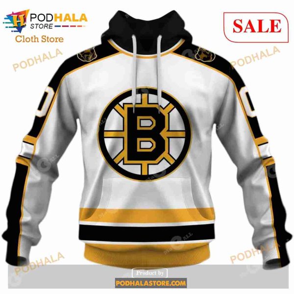 Custom Boston Bruins 1995-1996 2005-2006 Vintage Home Sweatshirt Hoodie 3D