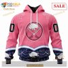 Custom Buffalo Sabres Unisex For Hockey Fights Cancer Sweatshirt NHL Hoodie 3D