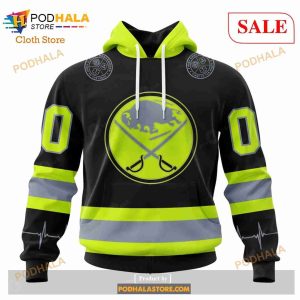 Custom Buffalo Sabres Unisex Kits With FireFighter Uniforms Color Sweatshirt NHL Hoodie 3D