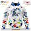 Custom Calgary Flames Special Autism Awareness Design Sweatshirt NHL Hoodie 3D