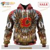 Custom Calgary Flames Special Native Costume Design Sweatshirt NHL Hoodie 3D