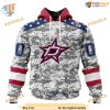 Custom Camo Design For Veterans Day NHL Dallas Stars Hoodie 3D