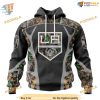 Custom Camo Hunting Design NHL Los Angeles Kings Hoodie 3D