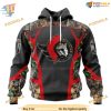 Custom Camo Hunting Design NHL Ottawa Senators Hoodie 3D