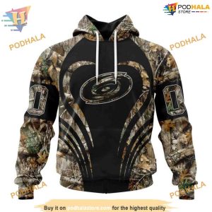 Custom Camo Hunting NHL Carolina Hurricanes Hoodie 3D Sweatshirt