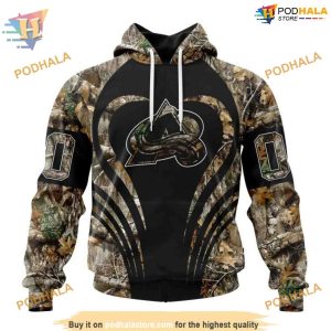 Custom Camo Hunting NHL Colorado Avalanche Hoodie 3D Sweatshirt