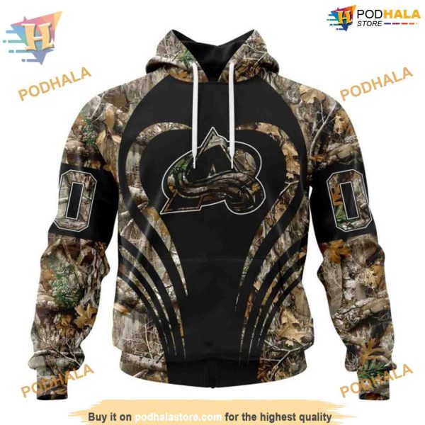 Custom Camo Hunting NHL Colorado Avalanche Hoodie 3D Sweatshirt