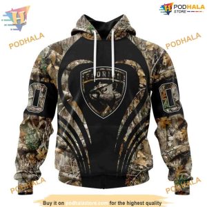 Custom Camo Hunting NHL Florida Panthers Hoodie 3D Sweatshirt