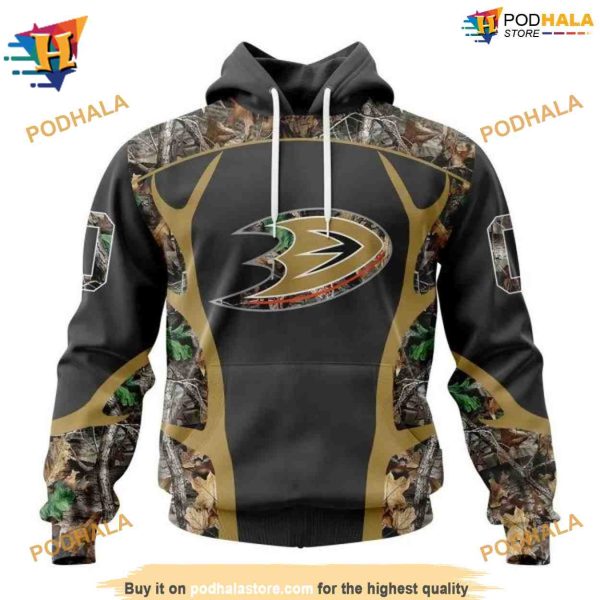 Custom Camo Hunting NHL T-Shirts Exclusive Anaheim Ducks Apparel