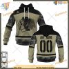 Custom Camo Military Custom Practice Jersey NHL Chicago Blackhawks Hoodie 3D