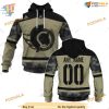 Custom Camo Military Practice Jersey NHL Ottawa Senators Hoodie 3D