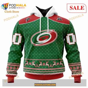 Custom Carolina Hurricanes Christmas Apparel Sweatshirt NHL Hoodie 3D