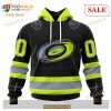 Custom Carolina Hurricanes Unisex With FireFighter Uniforms NHL Hoodie 3D