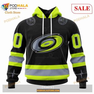 Custom Carolina Hurricanes Unisex With FireFighter Uniforms NHL Hoodie 3D