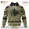 Custom Chicago Blackhawks Camo Military Appreciation Sweatshirt NHL Hoodie 3D